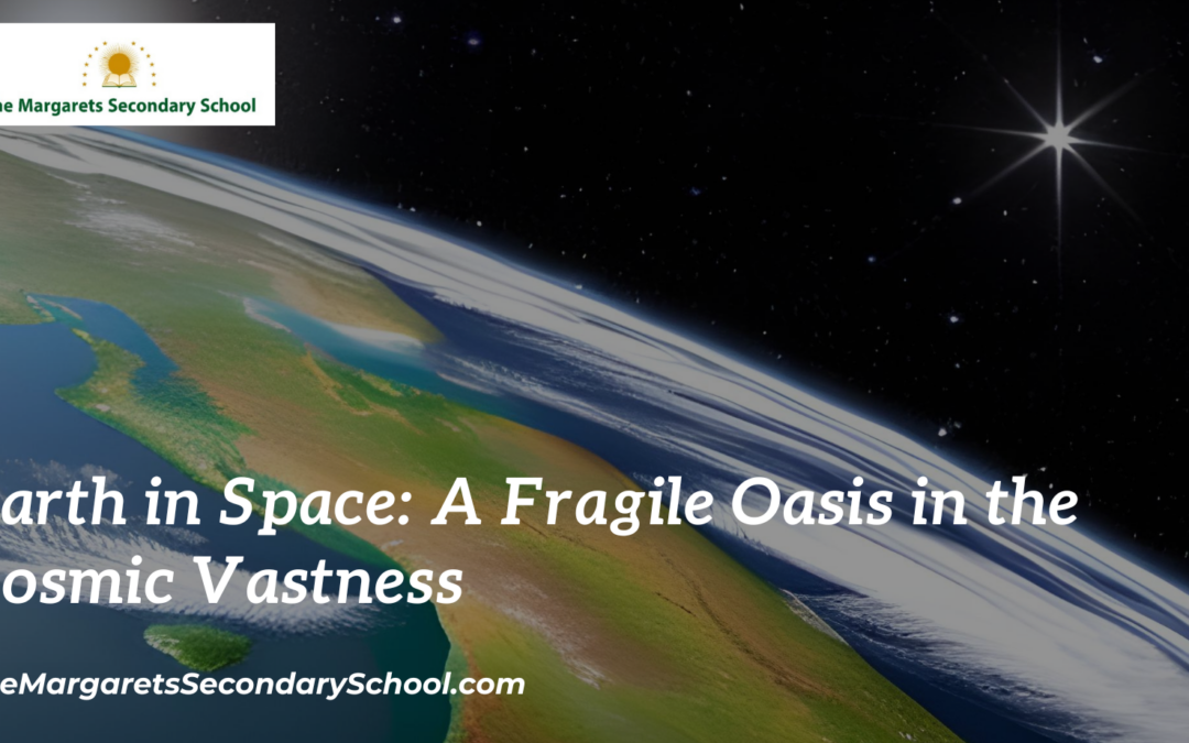 Earth in Space: A Fragile Oasis in the Cosmic Vastness