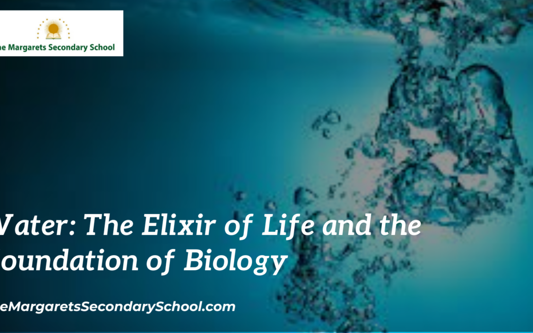 Water: The Elixir of Life and the Foundation of Biology