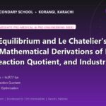 Chemical Equilibrium and Le Chatelier's Principle: Mathematical Derivations of Kc and Kp, Reaction Quotient, and Industrial Applications for Karachi Board Examinations - The Margaret's Secondary School