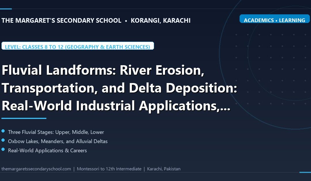 Fluvial Landforms: River Erosion, Transportation, and Delta Deposition: Real-World Industrial Applications, Technology, and Future Careers - The Margaret's Secondary School