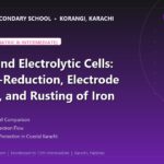 Galvanic and Electrolytic Cells: Oxidation-Reduction, Electrode Potentials, and Rusting of Iron - The Margaret's Secondary School
