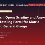 BSEK Karachi Opens Scrutiny and Answer Script Re-Totaling Portal for Matric Science and General Groups - The Margaret's Secondary School News