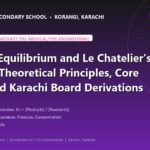 Chemical Equilibrium and Le Chatelier's Principle: Theoretical Principles, Core Proofs, and Karachi Board Derivations - The Margaret's Secondary School