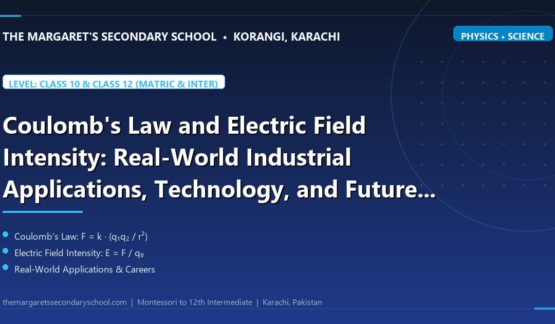 Coulomb's Law and Electric Field Intensity: Real-World Industrial Applications, Technology, and Future Careers - The Margaret's Secondary School
