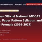 PMDC Issues Official National MDCAT Guidelines, Paper Pattern Syllabus, and Aggregate Formula (2026-2027) - The Margaret's Secondary School News