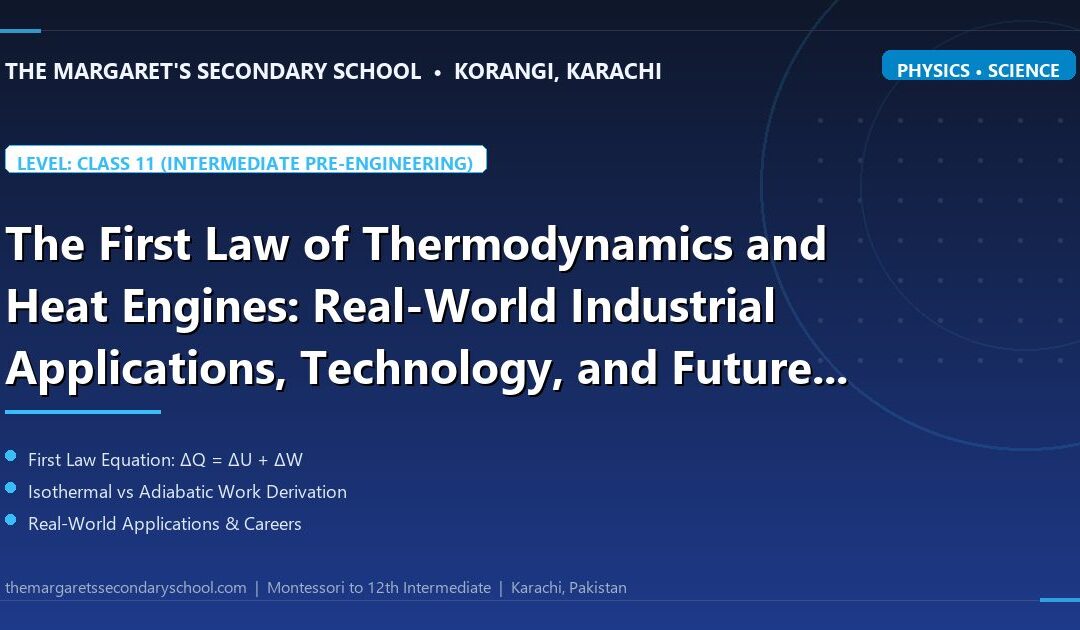 The First Law of Thermodynamics and Heat Engines: Real-World Industrial Applications, Technology, and Future Careers - The Margaret's Secondary School