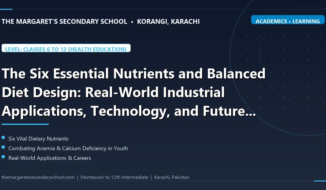 The Six Essential Nutrients and Balanced Diet Design: Real-World Industrial Applications, Technology, and Future Careers - The Margaret's Secondary School